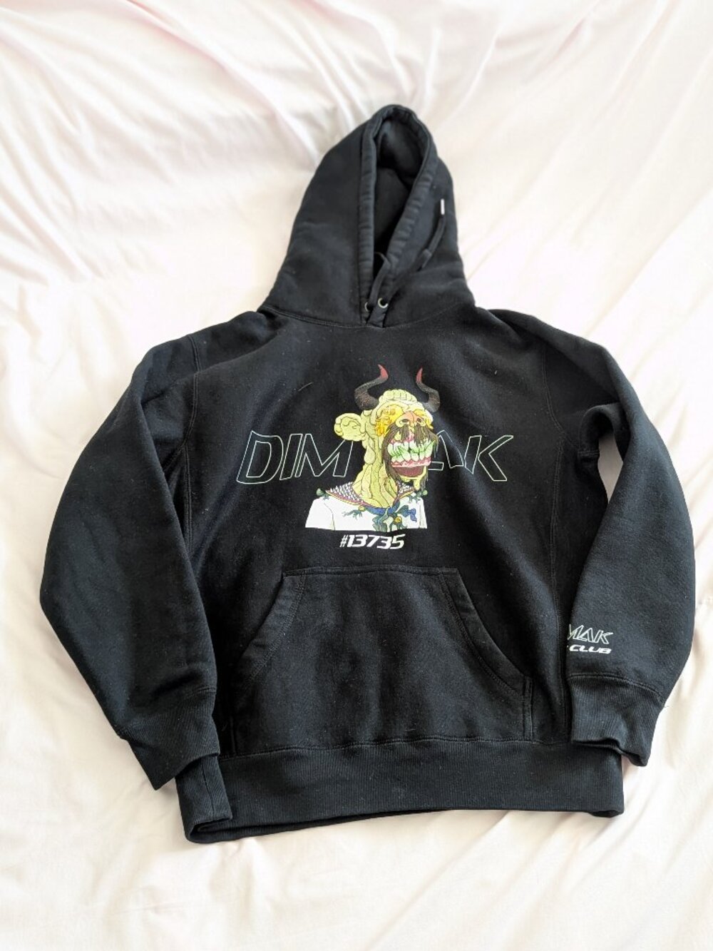 Dim Mak Black Steve Aoki Mutant Ape 13735 Hoodie S